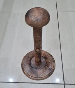 Soporte de exhibición de casco / soportes de madera / caballero medieval /... - Bild 1 von 3