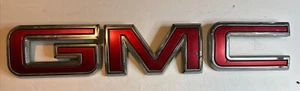 2019-2023 GMC SIERRA REAR RED GMC EMBLEMS TAILGATE OEM  - Picture 1 of 5
