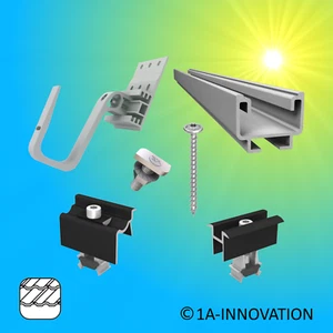 Solar Montagesystem Dachhalterung Unterkonstruktion für Solarmodul 250W - 450W - Bild 1 von 18