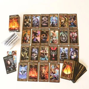 Mazzo di carte Tarocchi DRAGO Anne Stokes - Fournier gotico pagano a colori - Foto 1 di 4