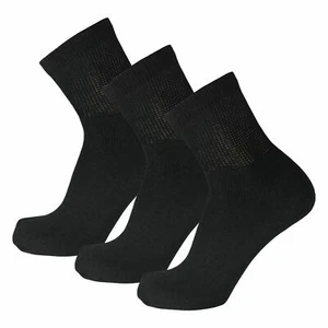 Ladies Diabetic Neuropathy Cotton Quarter Length Socks, Women's Shoe Size 6-10 - Picture 1 of 12