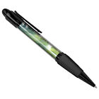 1 x Amazing Green Watercolor Forest Tree - Black Ballpoint Pen Student Gift#3993