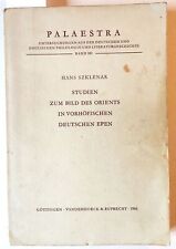 Szklenar, Hans: Studien zum Bild des Orients in Vorhöfischen Deutschen Epen 196