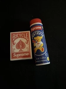 AUTHENTIC SUPREME PUSTEFIX BUBBLES / BICYCLE MINI PLAYING CARD DECK - Picture 1 of 2
