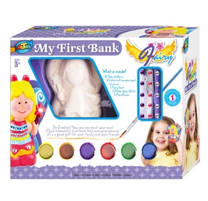 Paint You Own Fun My First Bank Ceramic Money Box Fairy Good Gift for Kids Craft - Picture 1 of 6