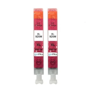 2 Tintenpatronen Magenta als Ersatz für HP 920M (HP920XL) nicht OEM / kompatibel - Bild 1 von 1