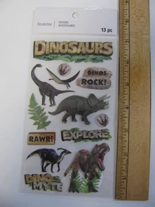 Recollections Stickers DINOSAURS Dimensional 13 Pieces NIP - Picture 1 of 1