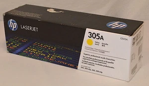 HP 305A Yellow Toner Cartridge *New* CE412A - Picture 1 of 3