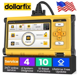DF65 Check Engine OBD2 Scanner Transmission ABS SRS Code Reader Diagnostic Tool - Picture 1 of 11