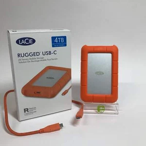 LACIE Rugged USB-C All-Terrain Mobile Storage 4TB LRD0TU6 - Afbeelding 1 van 5
