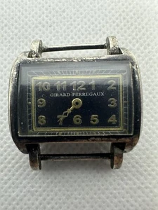 RARE Vintage  Case Watch Girard Perregaux  Silver - Picture 1 of 13