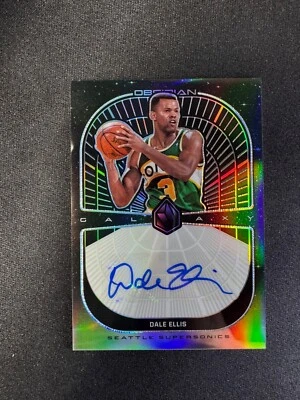 Panini Obsidian Dale Ellis Auto Galaxy 2019-20 #GA-DEL Seattle Sonics #d 67/99 Foto 1 de 2
