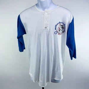Vintage NAPBL Shirt Adult Large White Blue Winter Meeting Jersey Nashville 1983 - Picture 1 of 10