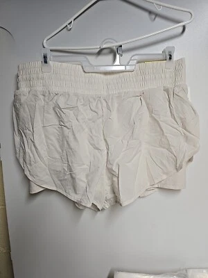 All In Motion Women's Translucent Tulip Shorts Light Beige Size XL - Image 1 of 4