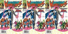The New Warriors #36 Newsstand Covers (1990-1996) Marvel Comics - 3 Comics