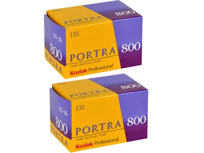 2 Rolls Kodak Portra 800 36 Exp Professional Color Negative 35mm Film   - Image 1 of 3