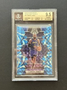 🔥 2022-23 Mosaic LeBron James Reactive Blue Prizm Lakers Legend BGS 9.5 GEM MT - Picture 1 of 2