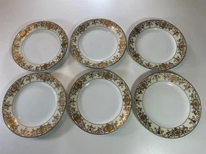 6 bolas de Navidad Noritake 16034 8,5 pulgadas placas patrón 175 corona verde ¡Excelente! - Imagen 1 de 15