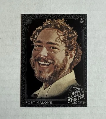 2019 Topps Allen Ginter X Post Malone RC #176 - Image 1 of 2
