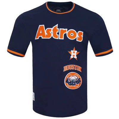 Pro Standard - MLB Houston Astros Retro Classic Double Knit Men's Top - Navy - Image 1 of 4