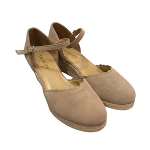 Talbots Lyndsay Espadrille Wedges Neutral Safari Sand - Picture 1 of 11