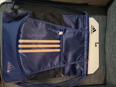 Sack Pack Alliance II Adidas azul escuro/ouro rosa  - Imagem 1 de 2