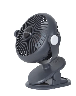 Amana Deluxe Stroller Fan Portable Pram Fan Rechargeable Adjustable Clip - Image 1 of 4