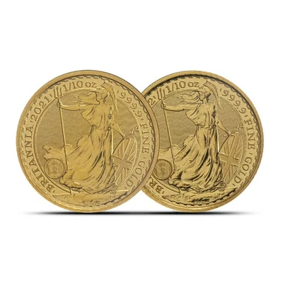 1/10 oz British Gold Britannia Coin (Random Year) - Image 1 of 2