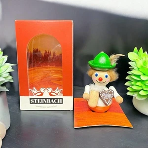 Steinbach Hofbrau Oktober Fest Wood Ornament New In Box Erzgebirge Heart Beer - Picture 1 of 13