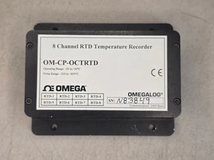 Omega om-cp-octrtd 8 ch rtd temp recorder + free probes (unknown compatibility) - Picture 1 of 5