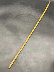 Bastone Swagger bambù istruttori CIA dal Canada - top argento lungo 27,5 pollici - Foto 1 di 11