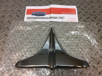09-24 Harley Davidson Tri Glide Street Glide Triciclo Guardabarros Trasero Borde Acento Foto 1 de 4