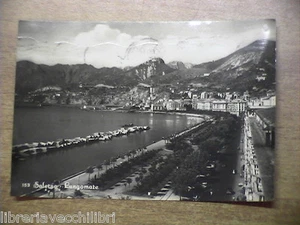 LUNGOMARE TRIESTE Veduta Panorama 1960 foto b\n di CARTOLINA POSTALE SALERNO in - Picture 1 of 1