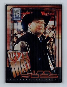 2002 Fleer WWE All Access Off the Mat Jim Ross #76 