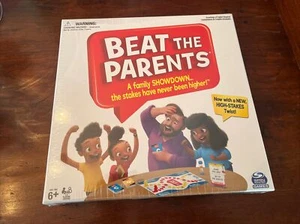 Beat The Parents Spin Master Board Game Family Trivia Age 6+ 2021 Factory Sealed - Picture 1 of 3