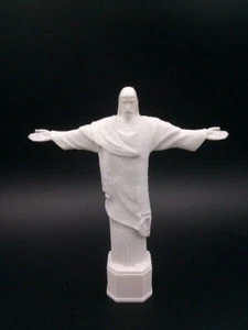 Figura impresa en 3D del Cristo Redentor Cristo Redentor estatua escultura elige color - Imagen 1 de 4