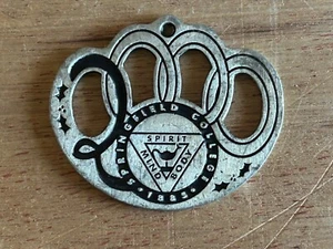 Springfield College FOB Ornament Pendant 1885 Mind Spirit Body Genie Lamp Scarce - Picture 1 of 14