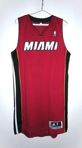 Neu Adidas Authentic Miami Heat Blank Rev 30 Revolution Rot Trikot 44 L - Bild 1 von 4