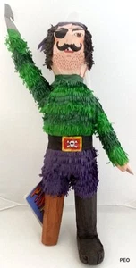 Piraten Pinata Schatz Ozean Party Pinatas Piraten Haken Pegleg Strand Geburtstag - Bild 1 von 1