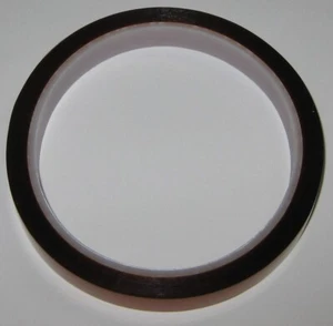 High Temperature Polyimide Tape - 10mm Wide - 33 Meter Long - Silicone Adhesive - Picture 1 of 4