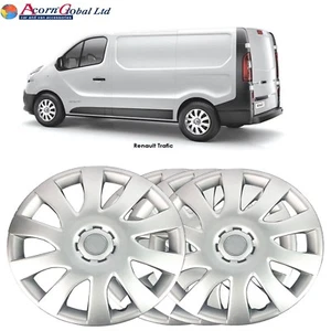 16" WHEEL TRIMS TO FIT RENAULT TRAFFIC HUB CAPS SET OF 4 WHEEL COVERS 2003 - 19 - Picture 1 of 1