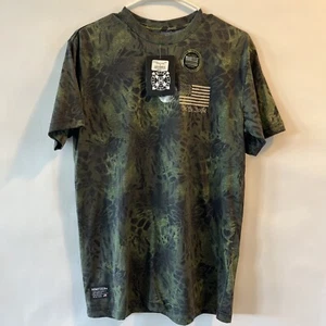 Howitzer Patriots Shirt, Men's Size Medium, Green Black, Camouflage - Picture 1 of 8