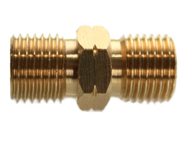 HARRIS Doppelnippel 1/4" links Schlauchkupplung Schlauchverbinder Propan Gasgrill verbi