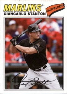 Pegatinas de tela Topps Archives 2012 #MS Giancarlo Stanton - casi nuevas-como nuevas - Imagen 1 de 2