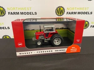 UNIVERSAL HOBBIES 6768 1:32 SCALE MASSEY FERGUSON 590 2WD WITH REAR DUAL WHEELS - Picture 1 of 2