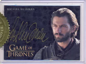 Autógrafo de Micahel Huisman temporada 6 de Game of Thrones - Imagen 1 de 1