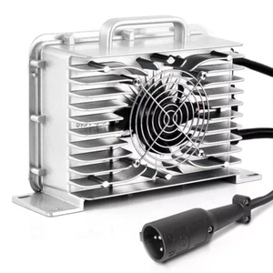 48V 25A Lithium Battery Charger for Club Car Precedent Onward Tempo Golf Cart - Picture 1 of 11