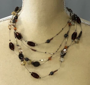 Collar Chico's Multi Hilo Cuentas - 16" a 19" Longitud - Imagen 1 de 11