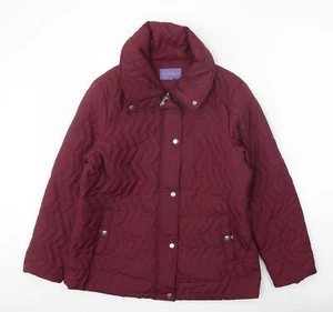 Autonomy Womens Purple Quilted Coat Size 16 - Picture 1 of 10