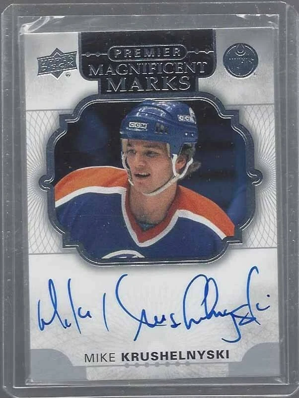 MIKE KRUSHELNYSKI 2017-18 PREMIER MAGNIFICENT MARKS ON CARD AUTO - Image 1 of 1